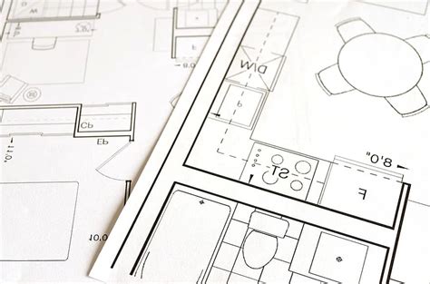 Floor Plan Blueprint House Home Construction Drawing Architecture