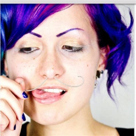 Badass Mustache Septum Ring Sofa King Sweet Etsy Septum Mustache