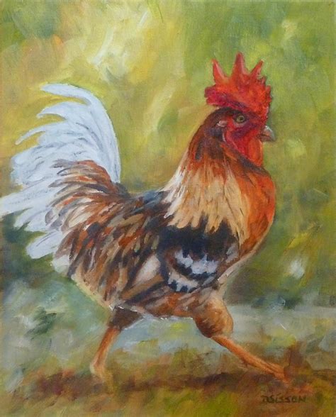 Daily Painting Projects Colorful Strut Oil Painting Farm Animals