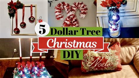 5 Diy Dollar Tree Christmas Decor Crafts Dollar Tree Christmas Decor