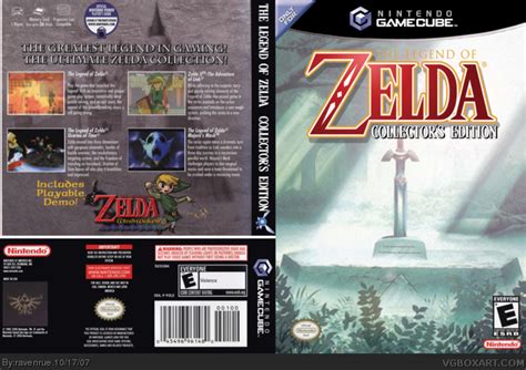 The Legend Of Zelda Collectors Edition Gamecube Box Art Cover By Ravenrue