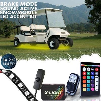 There are parades for different holidays so there's even more opportunity to decorate the cart. Full Color RGBW LED Golf Cart Underglow Canopy Wheel ...