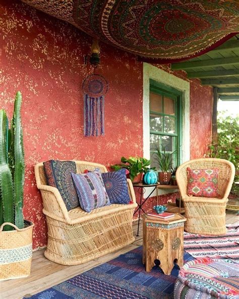 Beautiful Front Porch Decor Ideas With Bohemian Style 18 Magzhouse