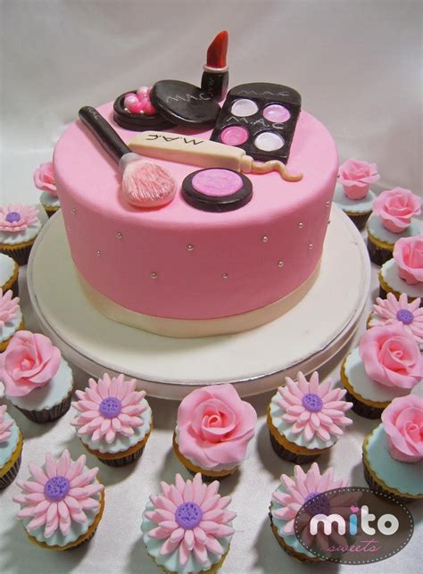 This cake was made for my lovely god daughter! 17 Best images about Gum paste Cosmetic on Pinterest ...