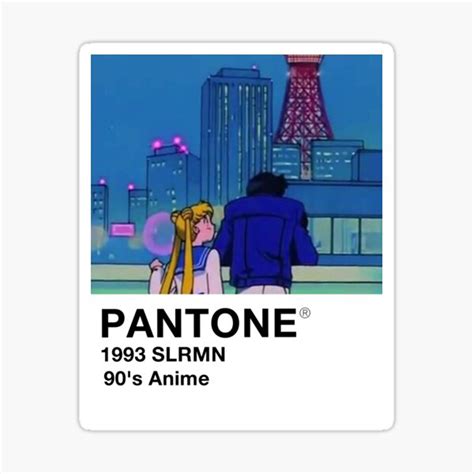 90s Anime Sticker Anime Stickers Anime Stickers Aesthetic Vaporwave
