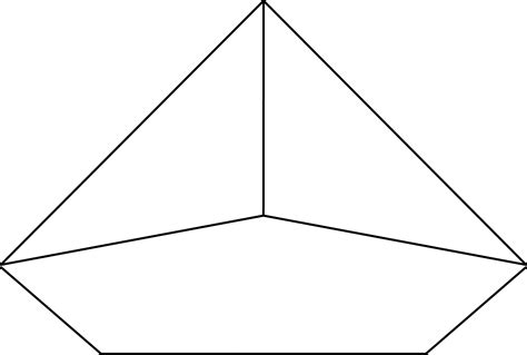 Pentagonal Pyramid Pentagonal Pyramid Clipart Etc Most Of Them