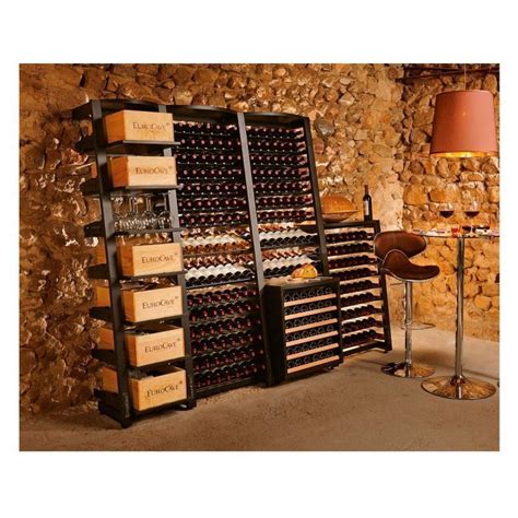 Modulosteel Wine Racking System Full Height Frame Wine Cave