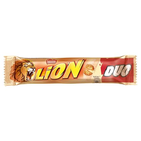 Duo deck makes your music portable in more ways than one. Lion White Chocolate Duo Bar 60g | Bestway Wholesale