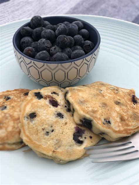 Homemade Blueberry Pancakes Recipe Baking With Applesauce