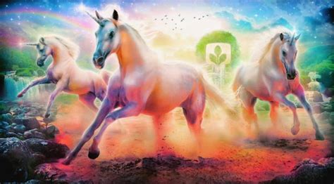 Unicorns Horse Rainbow Wallpaper Hd Fantasy 4k Wallpapers Images