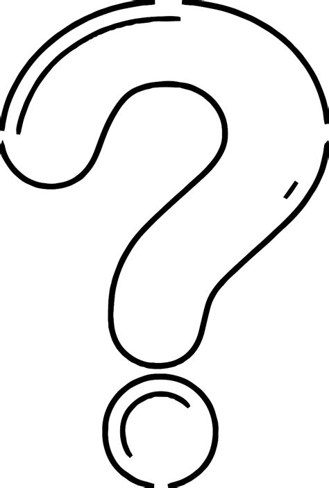 Download High Quality Question Mark Clipart Printable Transparent Png