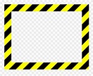 Download Caution Frame Clipart Barricade Tape Clip Art - Yellow And ...