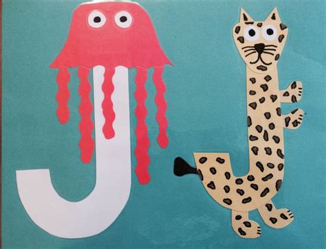 J Is For Jellyfish And Jaguar Alphabet Crafts Alphabet Art Alphabet