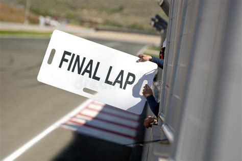 Final Lap Stock Photo Image 42581921