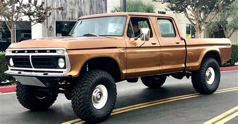 1974 Ford F 250 Crew Cab 4x4 Sequoia Brown Ford Daily Trucks