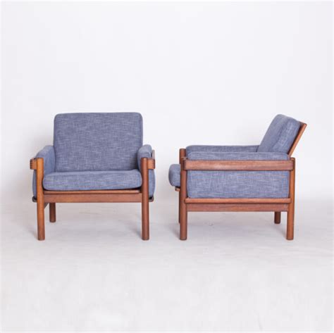 Pair Of Lounge Chairs By Danish Deluxe Vampt Vintage Design