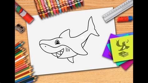 Leuke makkelijke tekeningen fris tekeningen om na te. Hoe teken je een haai? Zelf haaien leren tekenen - YouTube