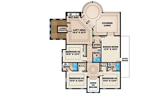 Lanai On Two Floors 66260we Architectural Designs House Plans
