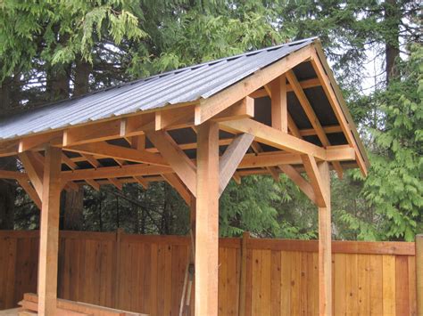 Custom Small Post And Beam Structures Peerless Forest Products Garden