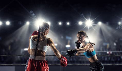 The Ring Bokeh Rival Boxing Briefs 4k Girls The Fight Braids