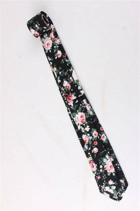 dan skinny floral tie 2 36 floral tie flower tie etsy