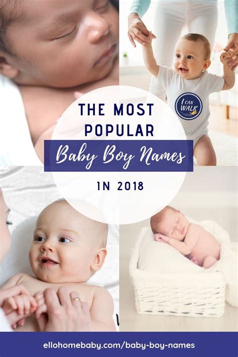 Most Popular Baby Boy Names In 2018 Baby Boy Names Popular Baby Boy