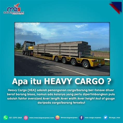 Heavy Cargo Termasuk Ke Dalam Special Cargo Yang Artinya Dikategorikan