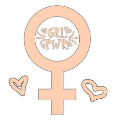 Women Resist Symbol Woman Fist Concept Venus Vector Image