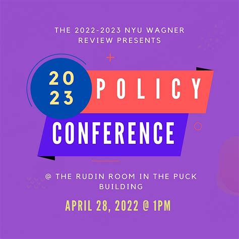 The Wagner Review Policy Conference Nyu Wagner Puck Building Rudin