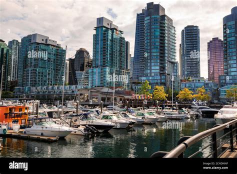 Marina At Coal Harbour With Leisure Craft And House Boats City