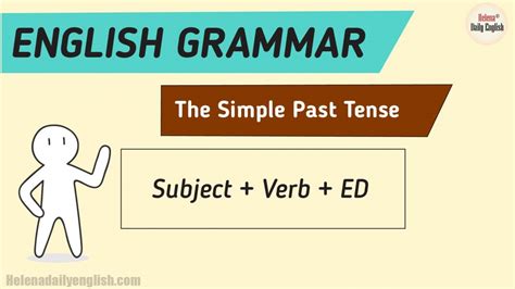 The Simple Past Tense Example And Explanation English Grammar