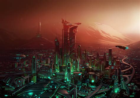 Futuristic Cityscape Wallpaper Hd Artist 4k Wallpapers Images And