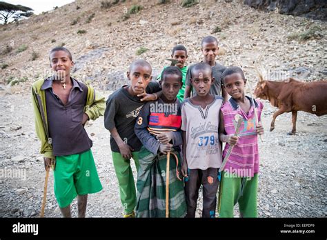 Ethiopian Children Ethiopia Africa Stock Photo Alamy