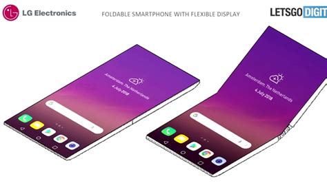Lgs Foldable Phone Patent Reveals A Smartphone With Bezel Less Single