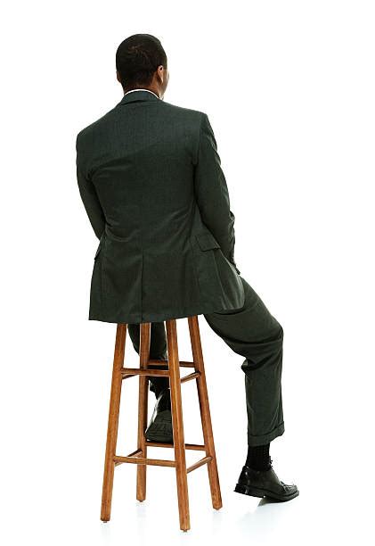 950 Stool Sitting Rear View People Stock Photos Pictures And Royalty