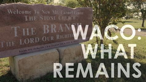 Waco 25 Years Later Whats Left At The Mount Carmel Center Youtube