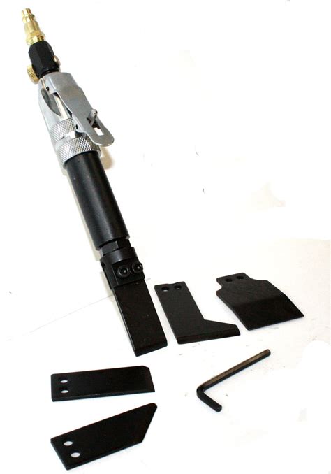 Pneumatic Air Scraper Kit W5 Blades And Oiler Remove Gasket Paint Rust