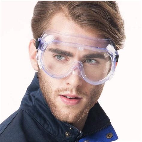 lab workplace safety goggles over glasses with clear anti fog eye full uv protection chemistry