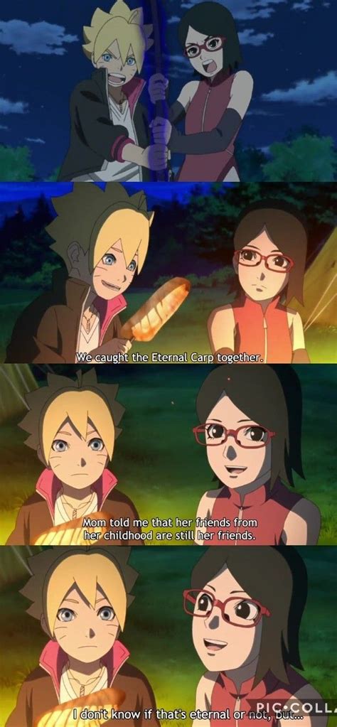 The Relationship Between Sarada And Boruto Is Improving ️ They Teamed