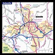 a map of Asheville, NC | Asheville nc map, Nc map, Asheville nc