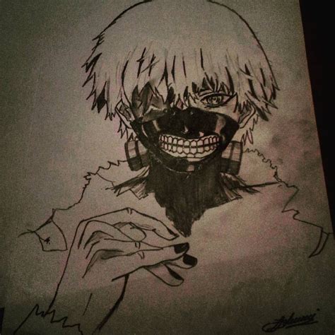 Kaneki Ken Tokyo Ghoul Pencil Drawing By Liridoniiii On Deviantart