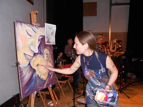 Ipswich Artist Lois Cordelia Performed Two Live Speed Painting