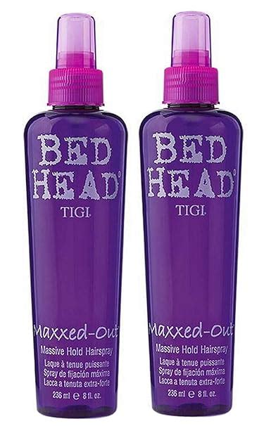 Amazon Com Bed Head By Tigi Pk Maxxed Out Massive Hold Hair Spray Set