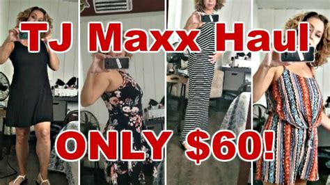 Tj Maxx Try On 4 Outfits Only 6000 Youtube