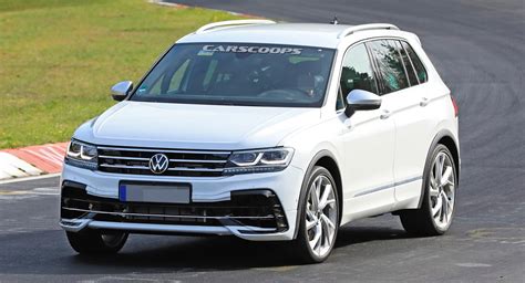 2021 Volkswagen Tiguan R Flexes Its Muscles On The Nürburgring Carscoops