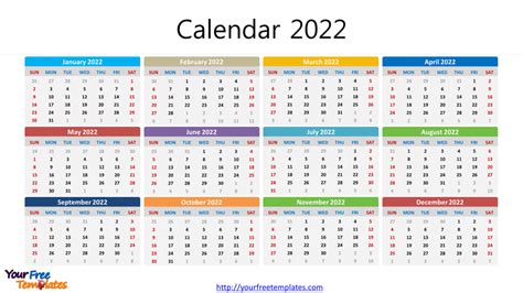 Free Printable Editable Calendar 2022 Erninja
