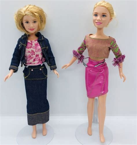 Lot Of 2 Mary Kate And Ashley Dolls 1987 Used Free Shipping Super
