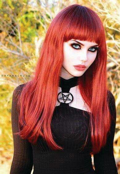 Pin By Linda Shanes On Red Heads Goth Beauty Beautiful Redhead Beauty