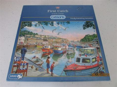 Gibsons 1000 Piece Jigsaw First Catch By Steve Crisp Unchecked Ebay