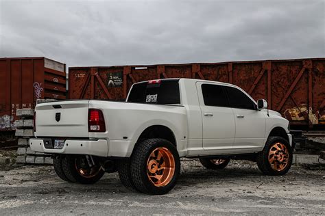 The truck was ordered from the factory with every option available. Ram Dually Rocks the Copper